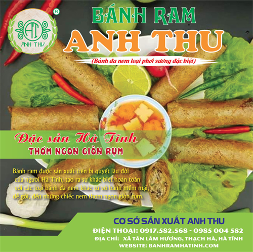 Bánh ram Anh Thu chất lượng tạo nên thương hiệu Việt