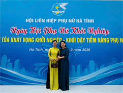 Bánh Ram Anh Thu tại Ngày hội Khởi nghiệp Phụ nữ Hà Tĩnh