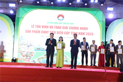 Hà Tĩnh: Tôn vinh sản phẩm công nghiệp nông thôn tiêu biểu năm 2025